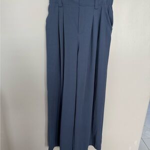 HALARA Women's Wide Leg Navy Pants